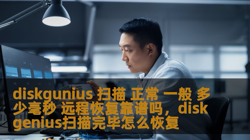 DiskGenius是一款功能强大的磁盘管理和数据恢复工具。本文将详细探讨DiskGenius扫描的速度、常见的扫描时长以及远程恢复的可行性和安全性，为用户提供全面的使用指导。