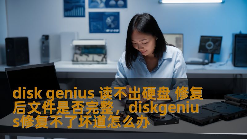 本文详细介绍了DiskGenius如何修复无法读取的硬盘，并且讨论了修复后文件的完整性问题，帮助用户理解数据恢复过程中可能遇到的风险与解决方案。