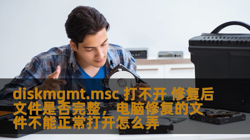 在使用Windows系统时，很多用户都会遇到“diskmgmt.msc打不开”的问题。这种问题可能会影响到我们对硬盘的管理和文件操作，如何有效修复这一问题，同时保证修复后的文件完整性，成为了大家关注的重点。本文将为您详细分析如何解决该问题，并确保文件的安全和完整。