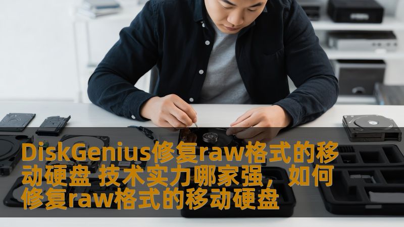 DiskGenius修复raw格式的移动硬盘 技术实力哪家强，如何修复raw格式的移动硬盘