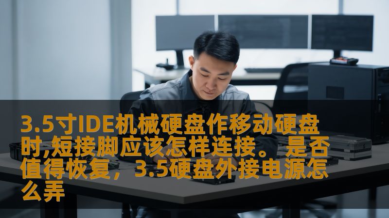 本文探讨了将3.5寸IDE机械硬盘转变为移动硬盘的可行性，重点分析了短接脚的连接方式及其对硬盘恢复的影响。带你深入了解这项技术细节及其实际应用。