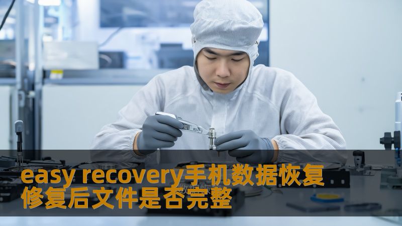 easy recovery手机数据恢复修复后文件是否完整