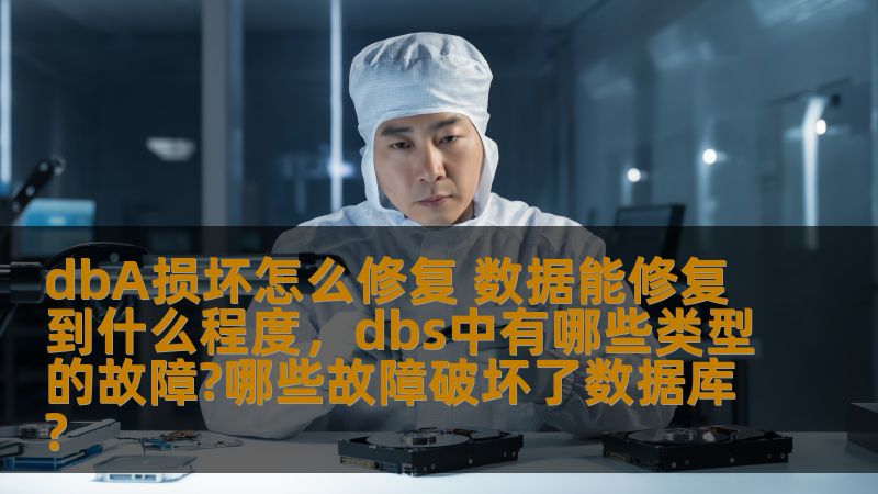dbA（数据库）损坏是许多企业和个人都曾遇到的挑战。本文将深入探讨如何修复dbA损坏的问题，数据能修复到什么程度，以及如何避免未来出现类似问题，帮助您高效恢复数据，保障业务连续性。