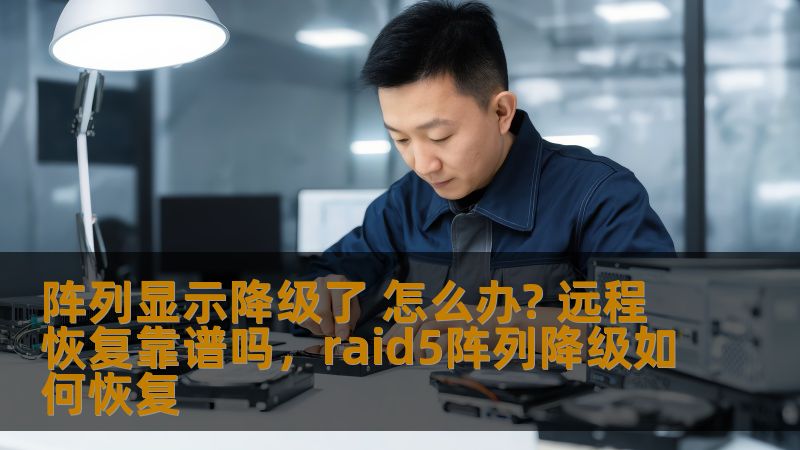 阵列显示降级了 怎么办? 远程恢复靠谱吗,raid5阵列降级如何恢复 阵列显示降级了 怎么办? 远程恢复靠谱吗,raid5阵列降级如何恢复