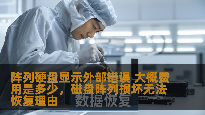 在数据存储过程中，阵列硬盘由于其出色的性能与安全性成为企业和个人用户的重要设备，但有时也会面临显示外部错误的困扰。本文将为您详细分析阵列硬盘显示外部错误的原因、解决方案以及相关费用估算，帮助您高效恢复数据、修复故障。