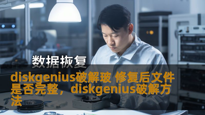 许多用户在遇到磁盘数据丢失或损坏的情况时，都曾依赖过DiskGenius这款强大的数据恢复软件。然而，破解版本的DiskGenius在使用过程中是否会影响数据的完整性？本文将深入分析破解后修复文件的完整性问题，帮助你做出明智的选择。
