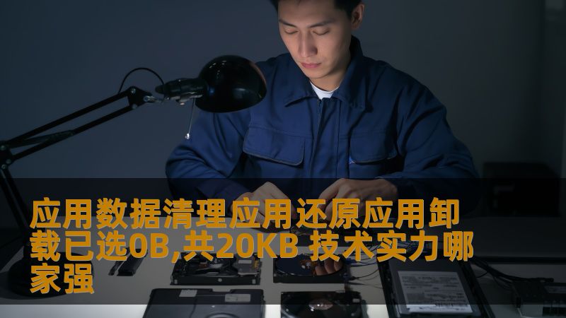 应用数据清理应用还原应用卸载已选0B,共20KB，探索技术实力哪家强，了解数据恢复的有效方法和实战案例。