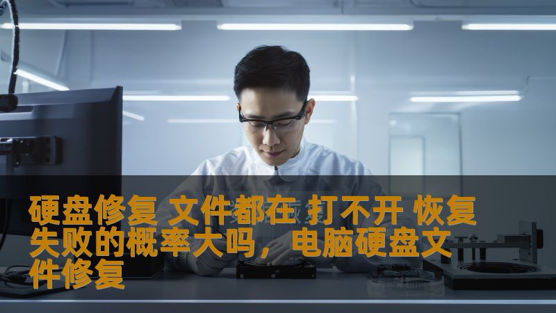 了解硬盘修复的基本知识，帮助你在文件损坏、打不开的情况下，如何最大程度地恢复数据，减少失败的可能性，确保珍贵数据的安全。