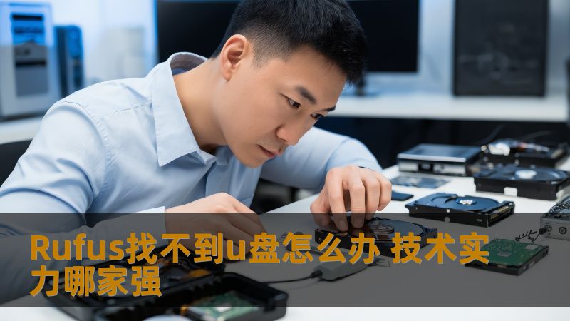 Rufus找不到u盘怎么办？本文为您提供Rufus无法识别U盘的解决方案及技术实力对比分析，助您轻松应对U盘问题。