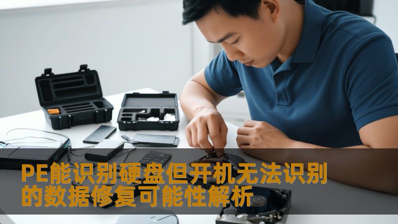 PE能识别硬盘但开机无法识别的数据修复可能性解析，深入分析故障原因及恢复步骤，助您轻松解决数据丢失问题。