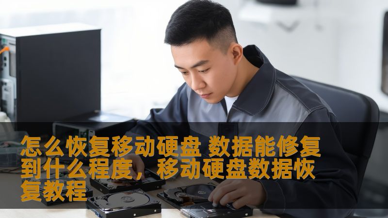 移动硬盘存储了大量的个人数据，但不小心删除、格式化或者出现故障时，该如何恢复这些重要数据？本文将带你了解恢复移动硬盘数据的方法及其修复的极限。