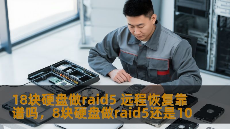 在数据恢复的世界里，RAID5因其高效性和容错能力而受到许多大企业的青睐。使用18块硬盘构建RAID5阵列能否达到理想的性能？遇到数据丢失时，远程恢复能否为我们提供可靠的解决方案？本文将带您详细了解RAID5的优势、挑战以及远程恢复的可行性。