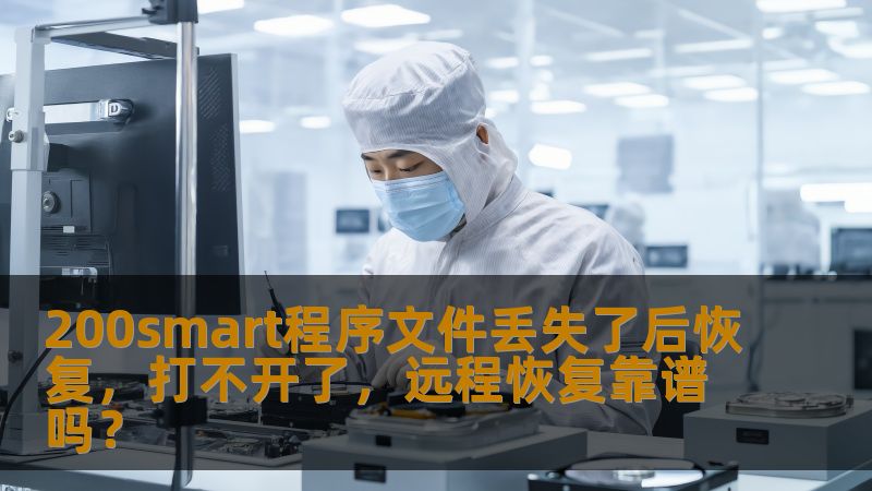 200smart程序文件丢失了后恢复，打不开了，远程恢复靠谱吗？