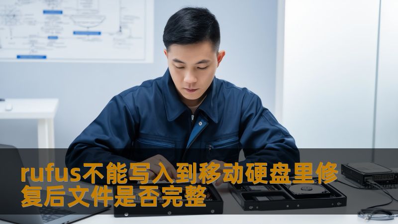 探讨Rufus无法写入移动硬盘后的修复及文件完整性问题，提供详细解决方案与案例分析。