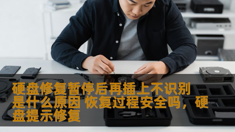 本文详细解析硬盘修复过程中出现暂停后再插上无法识别的原因，并为您解答恢复过程的安全性，帮助您了解如何正确处理这一问题，避免数据丢失的风险。