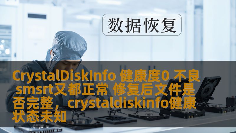 CrystalDiskInfo 健康度0 不良 smsrt又都正常 修复后文件是否完整，crystaldiskinfo健康状态未知                    在硬盘故障时，数据完整性是我们最关心的问题。使用CrystalDiskInfo检查健康度为0的硬盘时，虽然SMART状态看似正常，但这背后可能隐藏着潜在的风险。在修复硬盘之后，原有文件是否能够完整无损地恢复呢？本文将带您探讨如何应