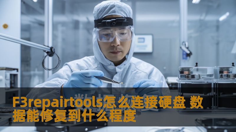 F3repairtools怎么连接硬盘？了解数据能修复到什么程度，掌握硬盘故障分析与恢复操作，助您轻松解决数据丢失问题。