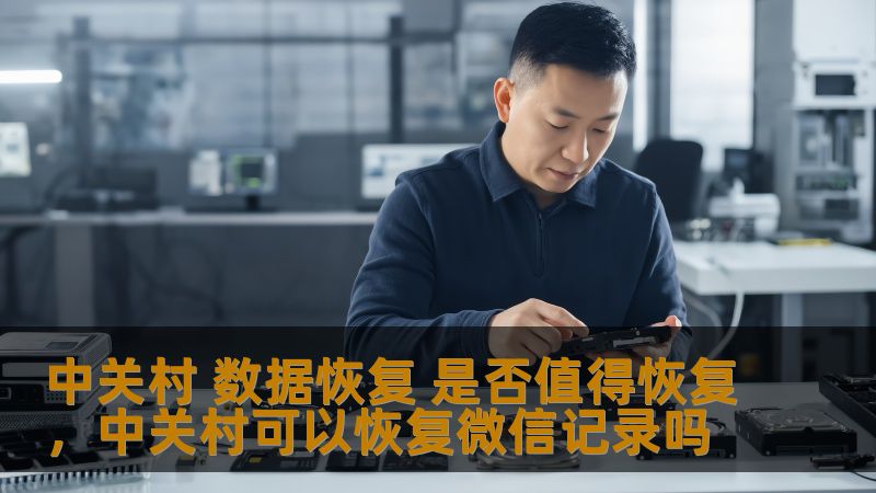 在信息时代，数据对个人和企业来说至关重要。如果数据丢失或损坏，数据恢复成为了不可忽视的话题。本文将探讨中关村数据恢复的服务是否值得选择，帮你了解专业数据恢复的价值。
