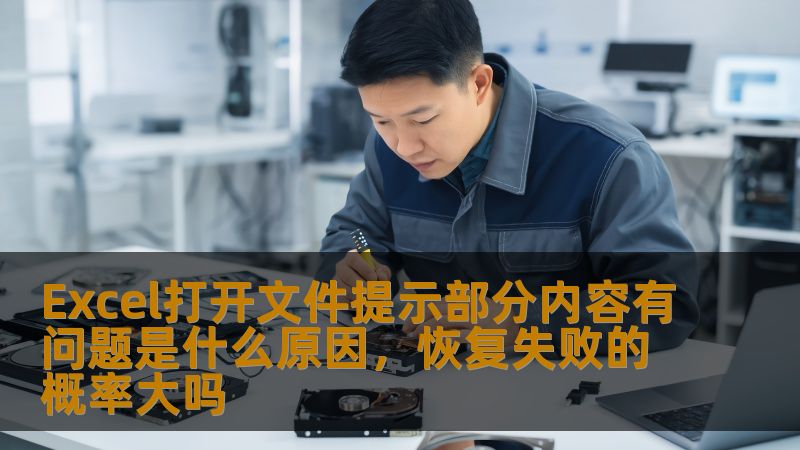 了解Excel打开文件提示部分内容有问题的原因，分析恢复失败的概率，提供详细的恢复步骤和案例。