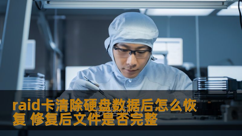 了解如何在raid卡清除硬盘数据后进行恢复，探讨修复后文件的完整性问题，提供详细的操作步骤与实战案例。