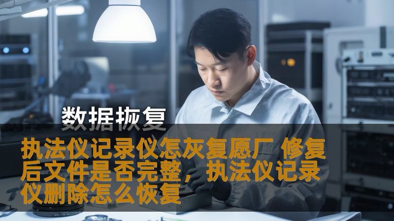 本文将探讨执法仪记录仪的故障修复过程及其对记录文件完整性的影响，帮助广大执法人员和管理者了解如何通过科学的方法保障设备修复后数据的完整性与安全性。
