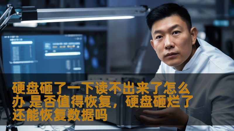硬盘砸了一下，数据无法读取，很多人可能都会陷入焦虑之中。面对这种情况，是否值得花费时间和金钱去恢复数据呢？本文将详细分析硬盘损坏后的应对策略和数据恢复的价值。