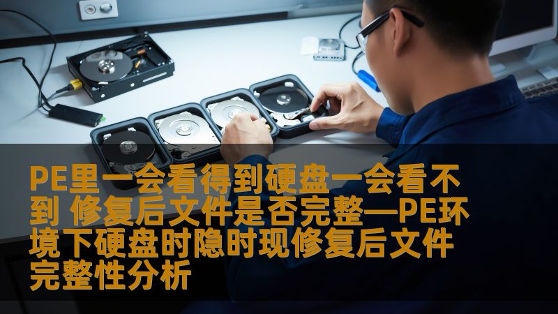 PE环境下硬盘时隐时现的问题分析与解决方案，探讨修复后文件的完整性，提供实用的操作步骤和案例。