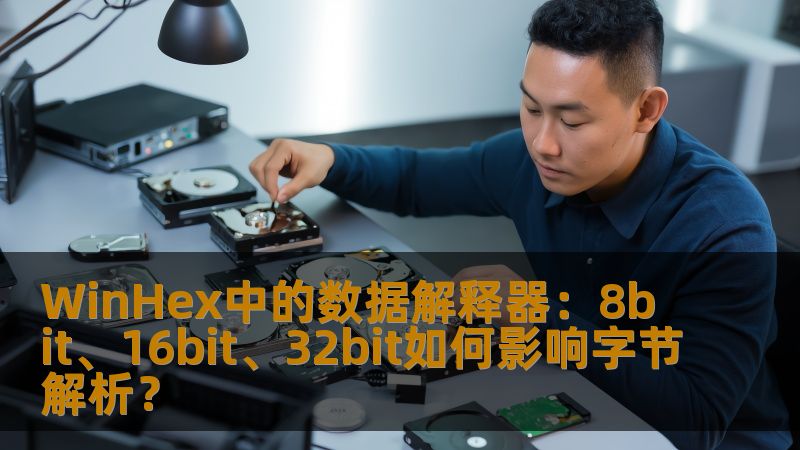 探讨WinHex数据解释器中8bit、16bit、32bit的字节解析效果及其对数据恢复的价值，为数据恢复爱好者提供实用技巧与深入分析。