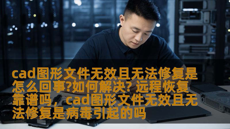 CAD图形文件无法打开或提示“无效且无法修复”，常常让工程师和设计师们心急如焚。那么，为什么会出现这种问题？如何解决？远程恢复是否真的靠谱？本文将为您一一解答。