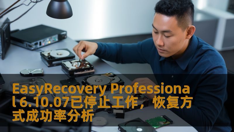 EasyRecovery Professional 6.10.07已停止工作，探索不同恢复方式的成功率，帮助您有效恢复数据。