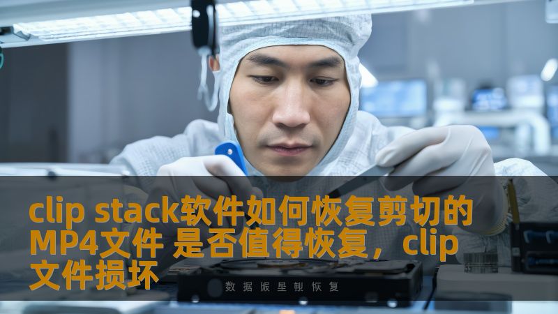 clip stack软件如何恢复剪切的MP4文件 是否值得恢复，clip文件损坏