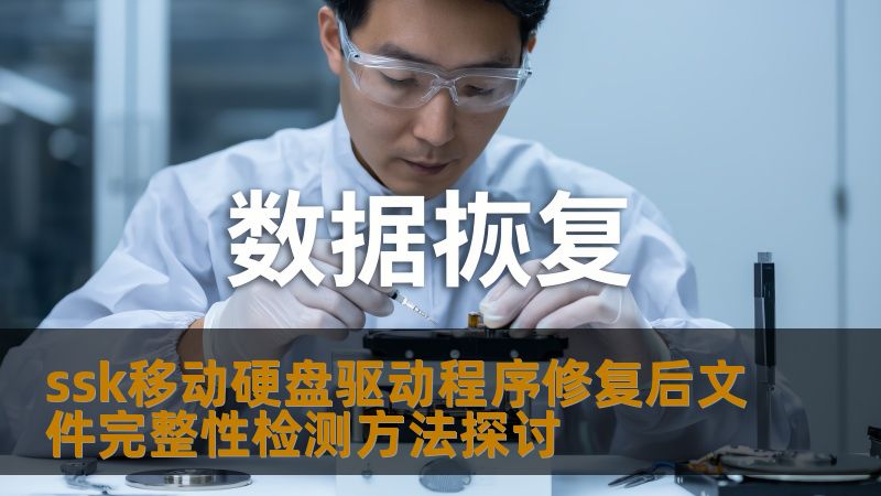 ssk移动硬盘驱动程序修复后文件完整性检测方法探讨