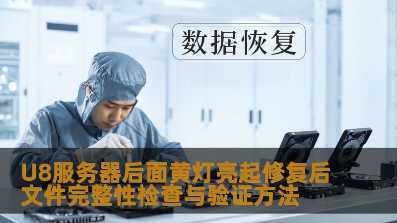 U8服务器后面黄灯亮起修复后文件完整性检查与验证方法，确保数据安全与完整性，避免数据丢失。
