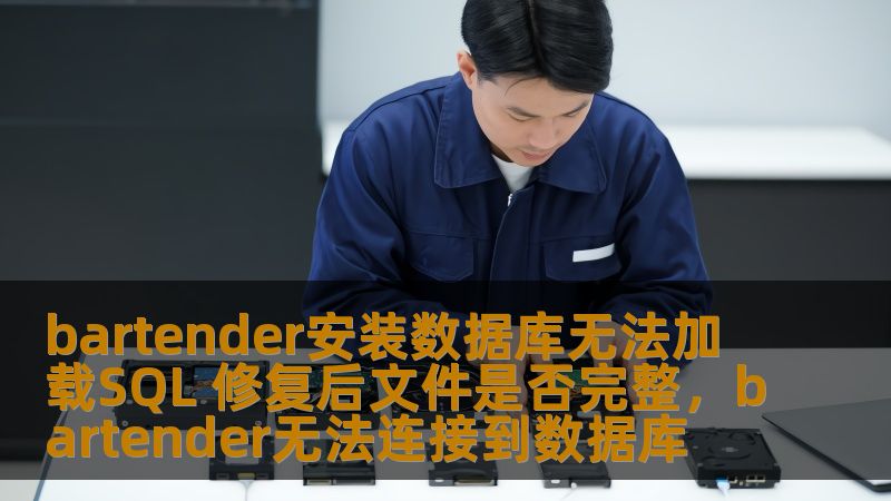 本文探讨了在安装Bartender数据库时遇到无法加载SQL的问题，并为您提供了详细的修复步骤及文件完整性的检测方法，帮助您快速解决相关难题。