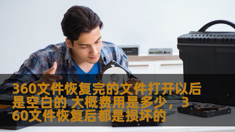 了解360文件恢复工具的使用问题，如何避免恢复后的文件空白情况，并探讨相关费用。本文将帮助用户了解常见的文件恢复问题及其解决方案。