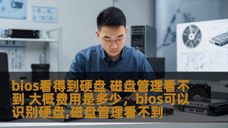 bios看得到硬盘 磁盘管理看不到 大概费用是多少，bios可以识别硬盘,磁盘管理看不到