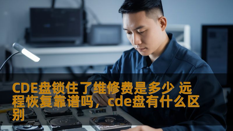 本文为您详细解析CDE盘锁住后的维修费用问题，以及远程恢复是否靠谱，让您在面对CDE盘锁定时做出更明智的决策。