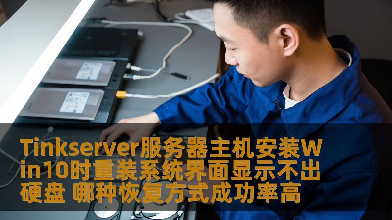 Tinkserver服务器主机安装Win10时硬盘不显示的恢复方法成功率分析，帮助用户解决系统重装过程中的硬盘识别问题。