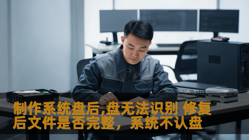 你是否曾经遇到过在制作系统盘后，电脑无法识别盘符的问题？如果是，那么你可能也担心过修复之后，文件是否能够完全恢复。本文将为你提供详细的解决方案，帮助你快速应对这一问题，确保文件完整无损。