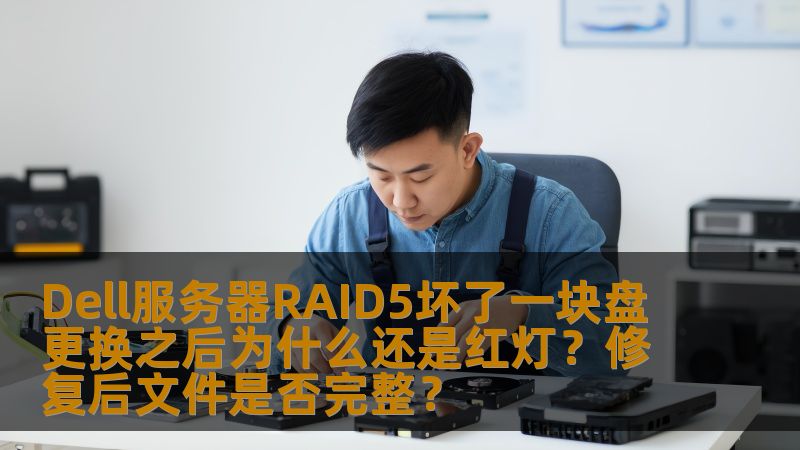 在使用Dell服务器时，RAID5阵列出现故障可能会让很多用户感到担忧。特别是在RAID5阵列坏了一块盘更换后，为什么依然显示红灯？文件是否会丢失？本文将为您详细解析RAID5阵列恢复过程中可能遇到的问题，帮助您更好地理解数据恢复过程，确保服务器的稳定运行。