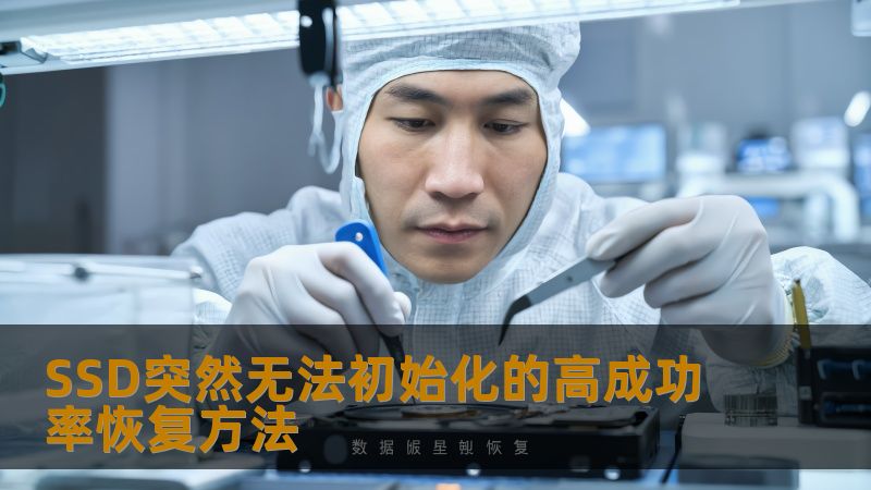 SSD突然无法初始化？本文分享高成功率的SSD数据恢复方法，助您轻松解决SSD故障问题。