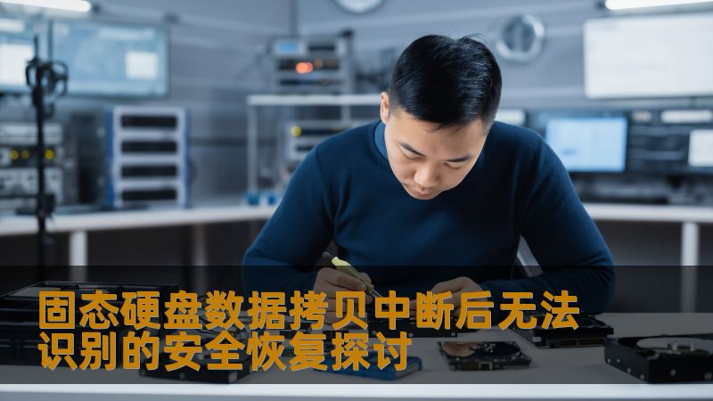 固态硬盘数据拷贝中断后无法识别的安全恢复探讨