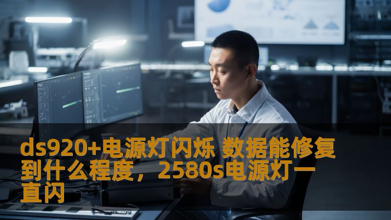 DS920+电源灯闪烁是NAS常见的问题之一，许多用户因此感到困惑。本文将详细分析DS920+电源灯闪烁的原因，并探讨数据恢复的可行性以及修复程度。无论你是技术小白，还是有一定经验的用户，本文都能为你提供实用的解决方案。