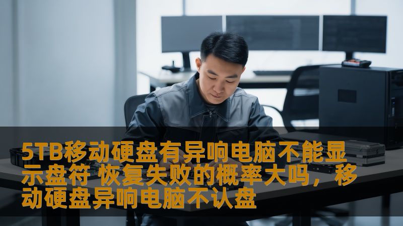 本文将深入探讨5TB移动硬盘出现异响，电脑无法显示盘符的问题，以及在数据恢复过程中可能遇到的挑战和解决方案。对于频繁使用移动硬盘的用户来说，了解这些问题的处理方法尤为重要，帮助大家有效应对硬盘故障和数据丢失的风险。