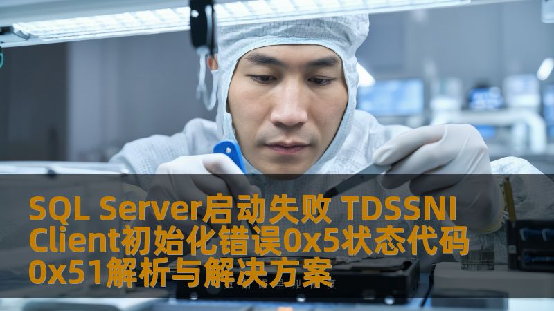 本文详细解析SQL Server启动失败的原因，特别是TDSSNIClient初始化错误0x5状态代码0x51的解决方案，帮助用户有效排除故障。