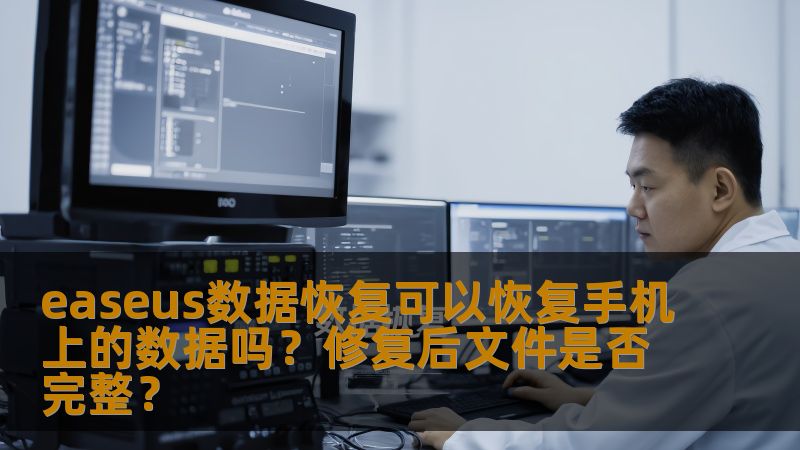 easeus数据恢复可以恢复手机上的数据吗？本文分析了数据恢复的有效性及文件完整性，帮助您了解数据恢复的真实情况。