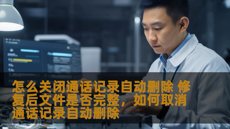 本文将详细介绍如何关闭手机通话记录自动删除功能，并讨论在修复过程中，文件是否能够完整恢复。帮助用户更好地管理通话记录，确保重要数据不丢失。