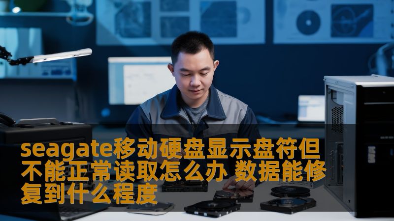 seagate移动硬盘显示盘符但不能正常读取怎么办？本文将介绍常见故障分析、操作步骤及数据恢复案例，帮助您解决问题。