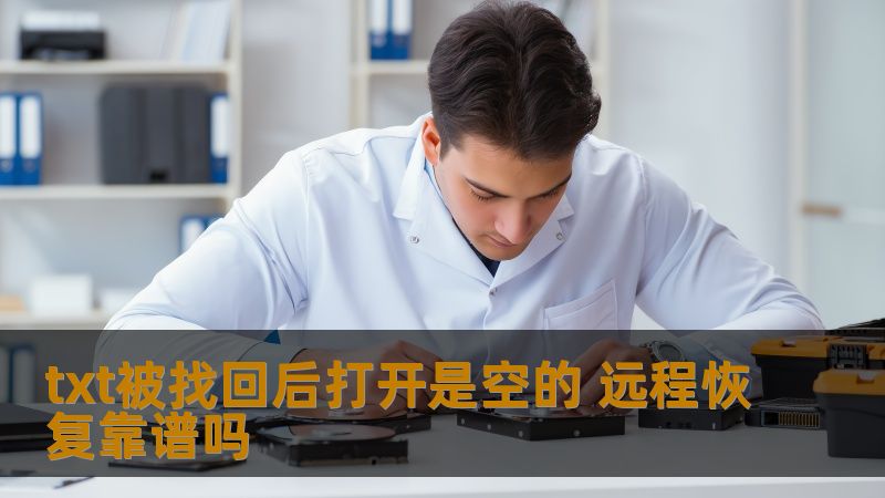 txt被找回后打开是空的，远程恢复靠谱吗？了解常见故障及恢复方法，助您轻松应对数据丢失问题。