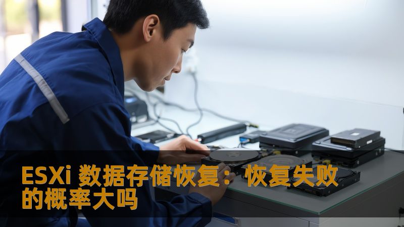 探讨ESXi数据存储恢复的成功率与失败概率，分享常见故障与恢复步骤，助您有效解决虚拟机数据丢失问题。